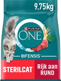 Purina One Sterilcat Rund & Tarwe kattenbrokken voor volwassen katten - 9,75 kg