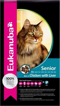 Eukanuba Top Condition 7+ Senior kip & lever kattenbrokken - 10 kg