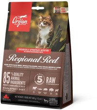 Orijen Regional Red Rund & Zwijn kattenbrokken voor volwassen katten - 340 gram