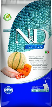 Farmina N&D Ocean Kitten kabeljauw kattenbrokken - 5 kg