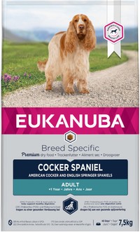 Eukanuba Breed Specific Cocker Spaniel kip adult hondenbrokken - 7,5 kg
