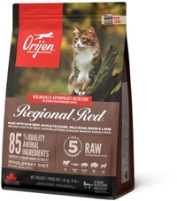 Orijen Regional Red Rund & Zwijn kattenbrokken voor volwassen katten - 1,8 kg