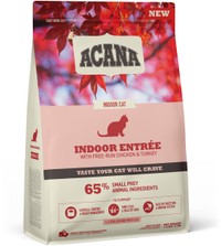 Acana Indoor Entrée Kip, Indi-Kalkoen & Haring kattenbrokken voor volwassen katten - 1,8 kg