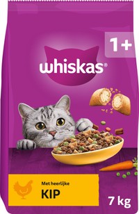 Whiskas Volwassen kip kattenbrokken - 7 kg