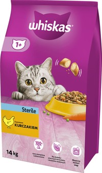 Whiskas Gesteriliseerde kattenbrokken met kurkuma - 14 kg