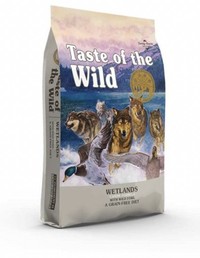 Taste of the Wild Wetlands eend, kalkoen & kwartel volwassen hondenbrokken - 12,2 kg