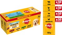 Pedigree Junior Mix Selectie natvoer voor honden in gelei - 4 kg