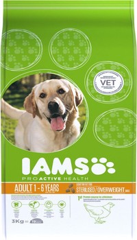 IAMS Adult Light in Fat Weight Control hondenbrokken met kip - 3 kg