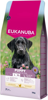 Eukanuba Life Care Puppy Large Breed kurkuma hondenbrokken - 15 kg