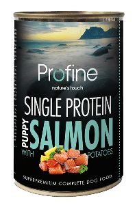 Profine Single Protein Graanvrij natvoer voor puppy's - zalm - 2,4 kg