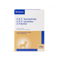 Virbac C.E.T. Kauwstrips voor honden tot 5 kg, hondensnacks - 200 gram