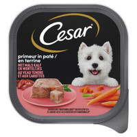Cesar Primeur Kalf & Worteltjes natvoer voor honden - 300 gram