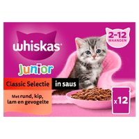 Whiskas Junior Classic natvoer voor katten - 1,02 kg