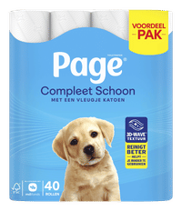 Page Compleet Schoon toiletpapier 2-laags - 40 rollen