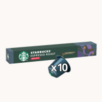 Starbucks Espresso Roast Decaf koffiecups - 10 stuks