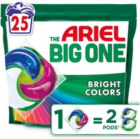 Ariel 3 in 1 The Big One Bonte was wascapsules - 25 wasbeurten