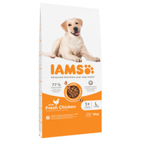 12kg voor Vitality Dog Adult Large Kip IAMS Hondenvoer