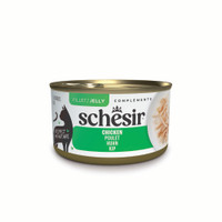 Schesir Complements kip in gelei natvoer voor volwassen katten - 1,68 kg