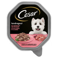 Cesar Cuisine Landstoofpotje met kalfsvlees en kalkoen natvoer voor volwassen honden - 4,2 kg