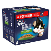 Felix Elke Dag Feest Groenteselectie Lekkere groenten in gelei natvoer voor katten - 2,04 kg