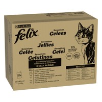 Felix Sensations Countryside natvoer voor volwassen katten - 10,2 kg