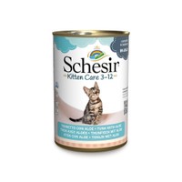 Schesir Kitten tonijn met aloë natvoer voor katten - 840 gram