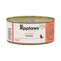 Applaws mousse zalm natvoer voor volwassen katten - 420 gram