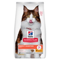 Hill's Science Plan Perfect Digestion kattenbrokken voor volwassen katten, kip - 7 kg