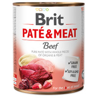 Brit Care Paté & Meat rund volwassen natvoer voor honden - 800 gram