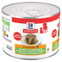 Hill's Science Plan Puppy & Mother Tender Mousse kip natvoer voor honden - 2,4 kg