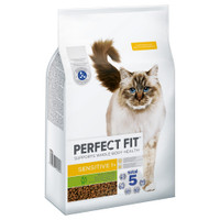 Perfect Fit Sensitive 1+ kattenbrokken, rijk aan kalkoen - 7 kg