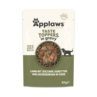 Applaws Taste Toppers in Saus Voordeelpakket 24 x 85 g Hondenvoer - Lam, Wortel, Courgette & Kikkererwten