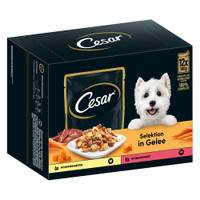 Cesar Cuisine Selektion natvoer voor volwassen honden met vlees en groenten - 2,4 kg