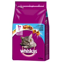 Whiskas 1+ Duo Surf & Turf kip & tonijn kattenbrokken - 7,6 kg
