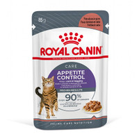 Royal Canin Satiety Weight Management Appetite Control natvoer in saus voor volwassen katten - 4,08 kg