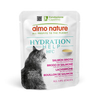 Almo Nature HFC Hydration Help zalmbouillon met zalmfilet natvoer voor katten - 300 gram