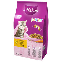 Whiskas Junior kip kattenbrokken - 14 kg