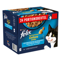 Felix Sensations Seaside Adult natvoer voor katten - 8,16 kg