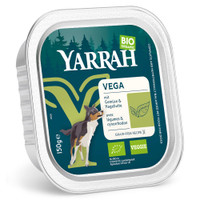 Yarrah Biologisch Chuncks Vega met biologische rozenbottel natvoer voor honden - 1,8 kg