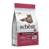 Schesir Sterilized & Light kattenbrokken met ham voor volwassen katten - 1,5 kg