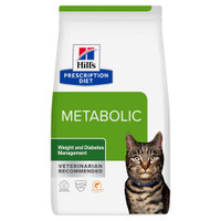 Hill's Prescription Diet Metabolic met zalm kattenbrokken voor volwassen katten - 8 kg