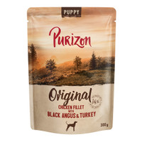 Purizon Puppy Kipfilet met Black Angus rundvlees & kalkoen natvoer voor honden - 1,8 kg