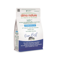 Almo Nature HFC Sterilised Longevity Zeebaars & Zeebrasem kattenbrokken voor volwassen katten - 300 gram