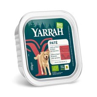 Yarrah biologische paté bio-kalkoen met bio-aloe vera, natvoer voor volwassen honden - 1,8 kg