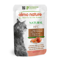 Almo Nature HFC Complete Zalm & Pompoen natvoer voor volwassen katten - 660 gram