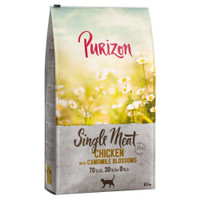 Purizon Single Meat kip met kamillebloesem volwassen kattenbrokken - 13 kg