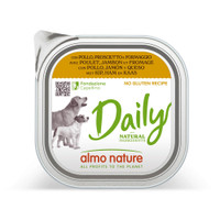 Almo Nature Daily natvoer voor honden met kip, ham en kaas - 2,7 kg
