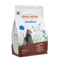 Almo Nature gesteriliseerd rund & rijst volwassen kattenbrokken - 4 kg