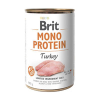 Brit Care Paté & Meat Mono Protein Kalkoen natvoer voor honden - 4,8 kg
