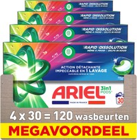 Ariel 3 in 1 Bonte was wascapsules - 120 wasbeurten